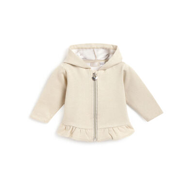Girls Light Natural Solid Sweatshirt